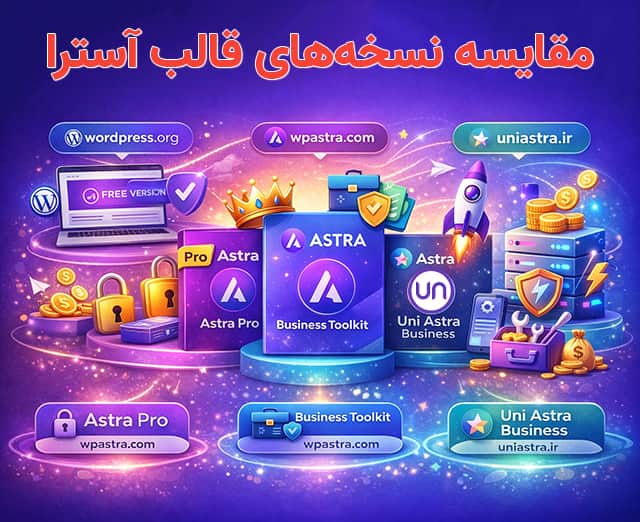 قالب آسترا پرو Astra Pro و بیزنس Business